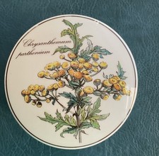 Villeroy&Boch Dose Deckeldose BOTANICA Chrysanthemen Porzellan 10,2 cm Ø Vintage