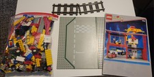 Lego 4555, Cargo Station, Güterbahnhof,  Verladestation, 9V Eisenbahn+ Anleitung