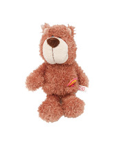 Nici Teddy Bär mit Blume Plüschtier braun 18 cm Kuscheltier Stofftier