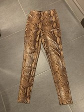 Zara Kunstlederhose, Schlangen, Gr. XS- wie XXS, Legging - Neu o. E.