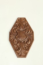 großes Holz Zierteil antik