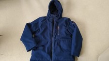 Jacke Winterjacke gefüttert Dunkelblau mit Kapuze Gr. 164 Yigga