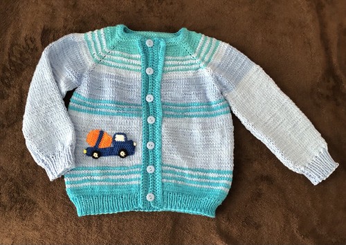Jacke handgestrickt 80 - jacke,