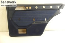 Mercedes W124 Mopf1 Türverkleidung hinten rechts Stoff blau ✔️
