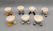 verschiedene Eierbecher Casablanca, Speedy & Friends, Vintage / Retro