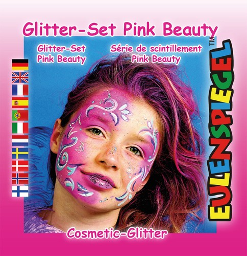 Eulenspiegel glitzer motiv set - glitzer,