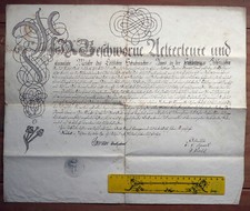 Sehr dekorativer Gesellenbrief