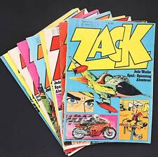 ZACK Comic Magazin Jahrgang 1973 Heft Koralle Verlag Auswahl Abenteuer ohne 2000