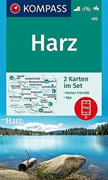 Kompass wanderkarte harz 2 - wanderkarte,