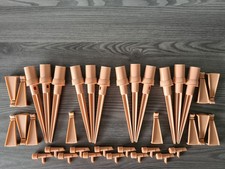 GARDENLINE - Pflanzenbewässerungsset / 12 Steckelemente für PET-Flachen / beige