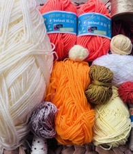 Wollreste - Bastelwolle - Wollpaket - ca. 600 Gramm