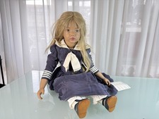 Künstlerpuppe Sigikid Ilse Wippler Vinyl Puppe 68 cm. Top Zustand   
