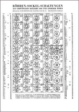 Röhren-Sockel-Schaltungen/Aa bis RGN1404/Beilage Empfänger-Vademecum / laminiert