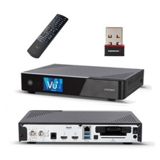 VU+ UNO 4K SE Digital Sat Receiver DVB-S2 Linux UHD mit WLAN Wireless Stick