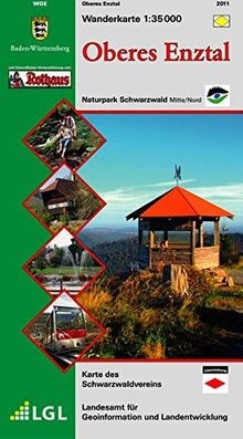 Wanderkarte oberes enztal - wanderkarte,