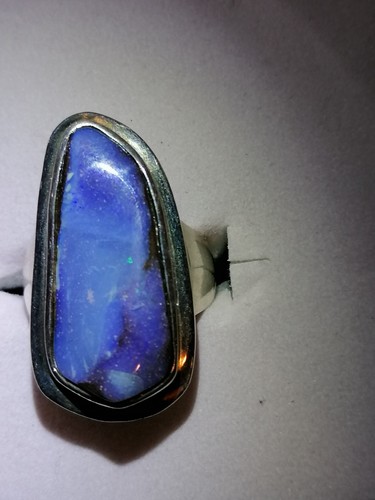 Boulder opal damenring 925 - opal,