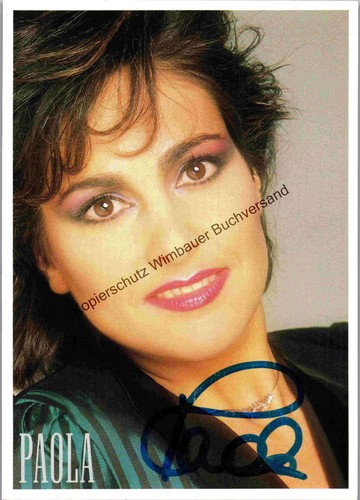 Original autogramm paola felix - original,