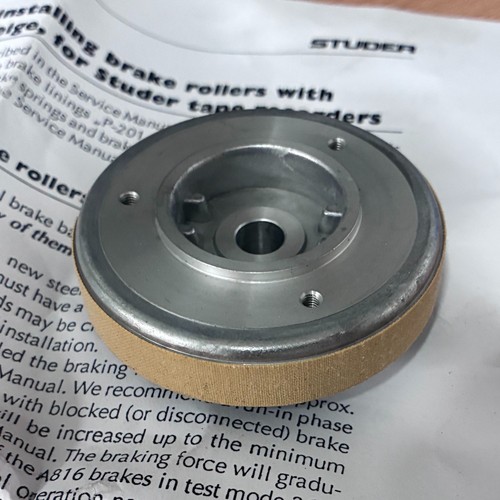 Revox studer brake drum - studer,