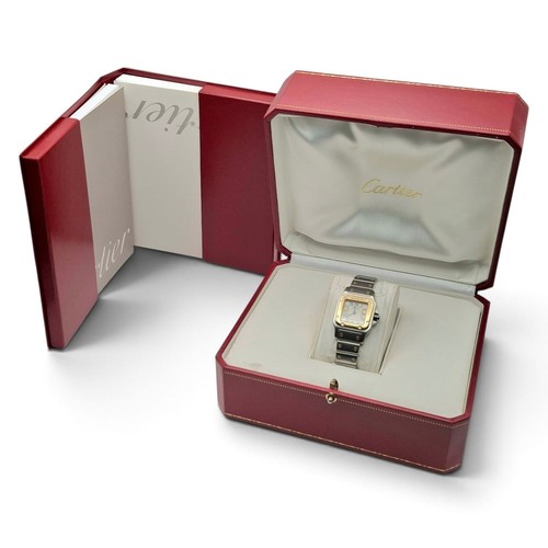 Cartier santos damenuhr - pm,