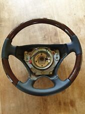 Mercedes Benz Sportline Lenkrad Wurzelholz Leder perforiert 39cm W124 W129 w201