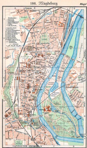 Stadtplan magdeburg maßstab - magdeburg,,