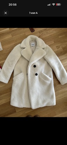 Faux fur jacke mantel - faux,