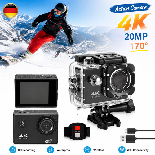 Action kamera wifi sport - action,