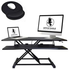 OFFICE EAGLE Schreibtischaufsatz höhenverstellbar Tisch Erhöhung Standing Desk 