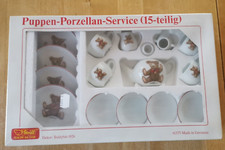 Steiff Puppen-Porzellan Service Puppengeschirr, Dekor Teddybär 1926, NEU Sammler
