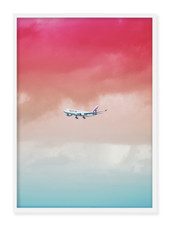 Alurahmen 70x100 cm Plakatrahmen Bilderrahmen Fotos und für Puzzle Weiß Schwarz 