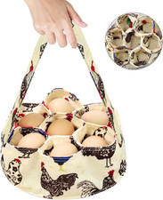 Eiersammelkorb aus Segeltuch