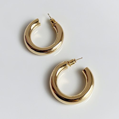 Dicke creolen gold farbe - dicke,