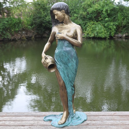 Bronzeskulptur junger - bronzeskulptur, "junger