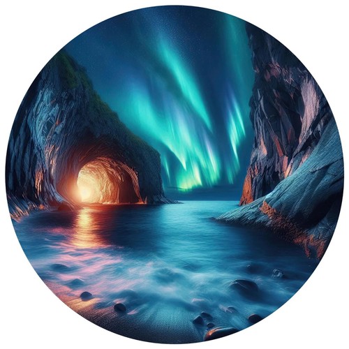 Sticker nordlichter meer - nordlichter,