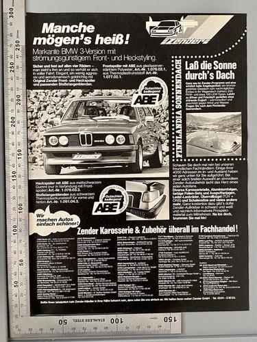 Zender spoiler bmw 323i e21 - spoiler,