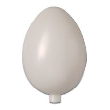 Kunststoffeier Plastikei Osterei weiß mit Stutzen verschiedene Größen