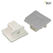 SLV 145594 EUTRAC Endkappe für 3-Phasenschiene silbergrau