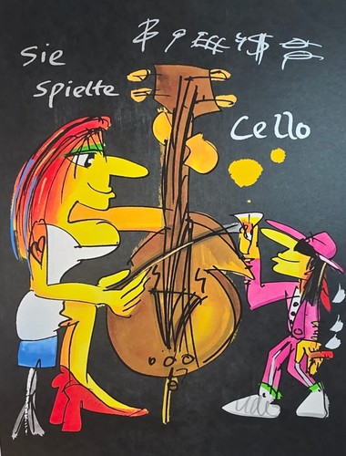 Siebdruck udo lindenberg - udo,