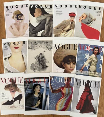 Vogue magazin postkarten - vogue,