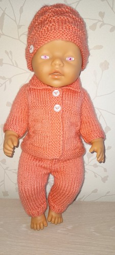 Handgestrickte puppenkleidung - handgestrickte,