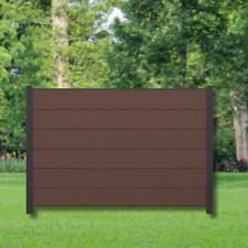 WPC Zaun Set Komplettset