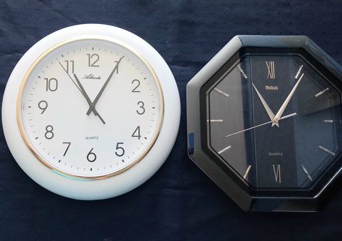 Vintage wanduhr set atlanta - 2x,