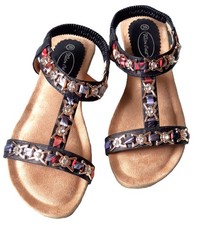 NEU / UNGETRAGEN  VICTOR ODIL Sandalen Pantoletten Gr. 39 Schwarz Komfortfutter