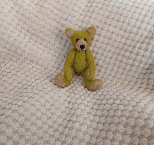 Künstlerteddy teddy gefilzt - künstlerteddy,,