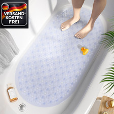 Oval Badewannenmatte rutschfest 68x38cm Antirutschmatte für Badewanne maschinenw
