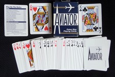 AVIATOR Deck Poker Size BLAU Poker Spielkarten Kartenspiel