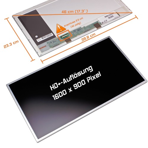 Led display matt passend - 17,3",
