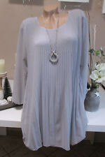 Neu Italy Kleid Plissee