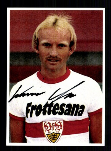 Werner gass autogrammkarte vfb - gass,