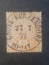 NDP Norddeutscher Postbezirk 15 Gross Kunzendorf seltenerer Vollstempel